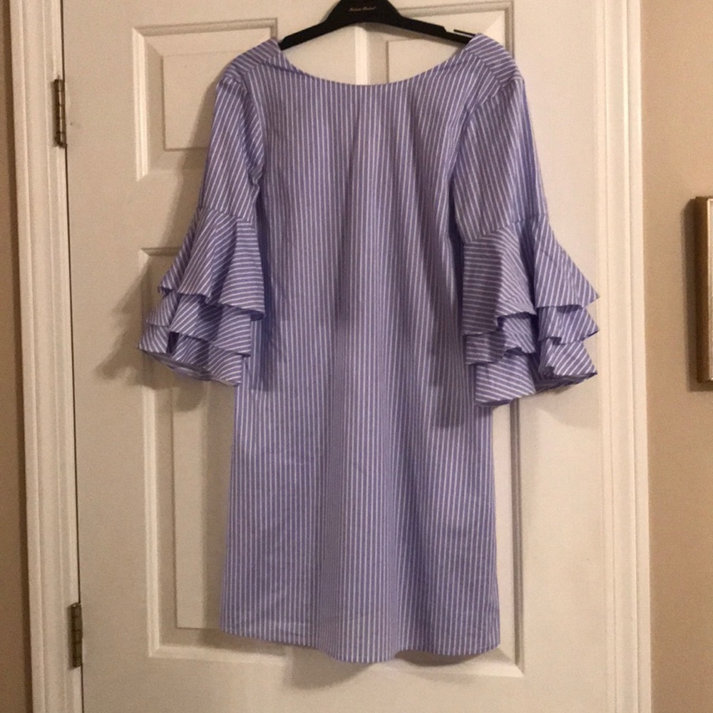 Blue Striped Dress